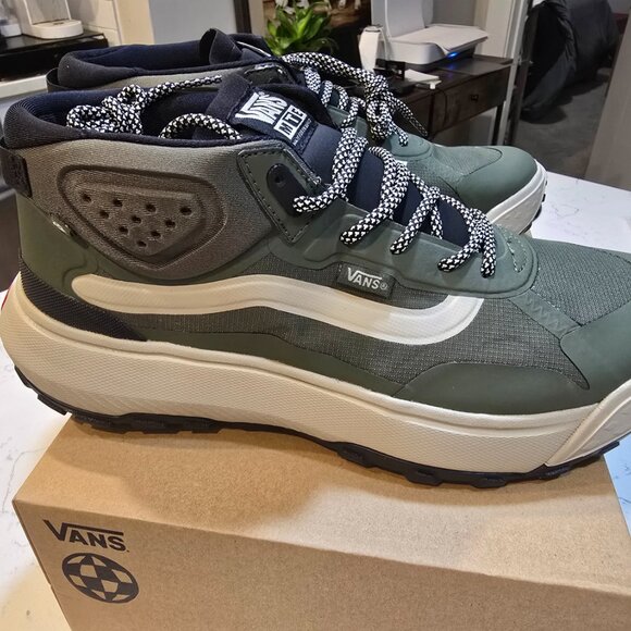 VANS MTE Crosspath Mid Shoe Hiking Sneaker GRAPE LEAF Trail SIZE 12 NEW - Picture 5 of 16